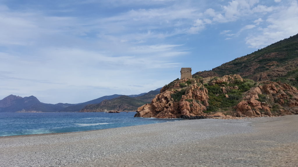 Porto Ôta - Gulf of Porto - Motorcycle touring in Corsica